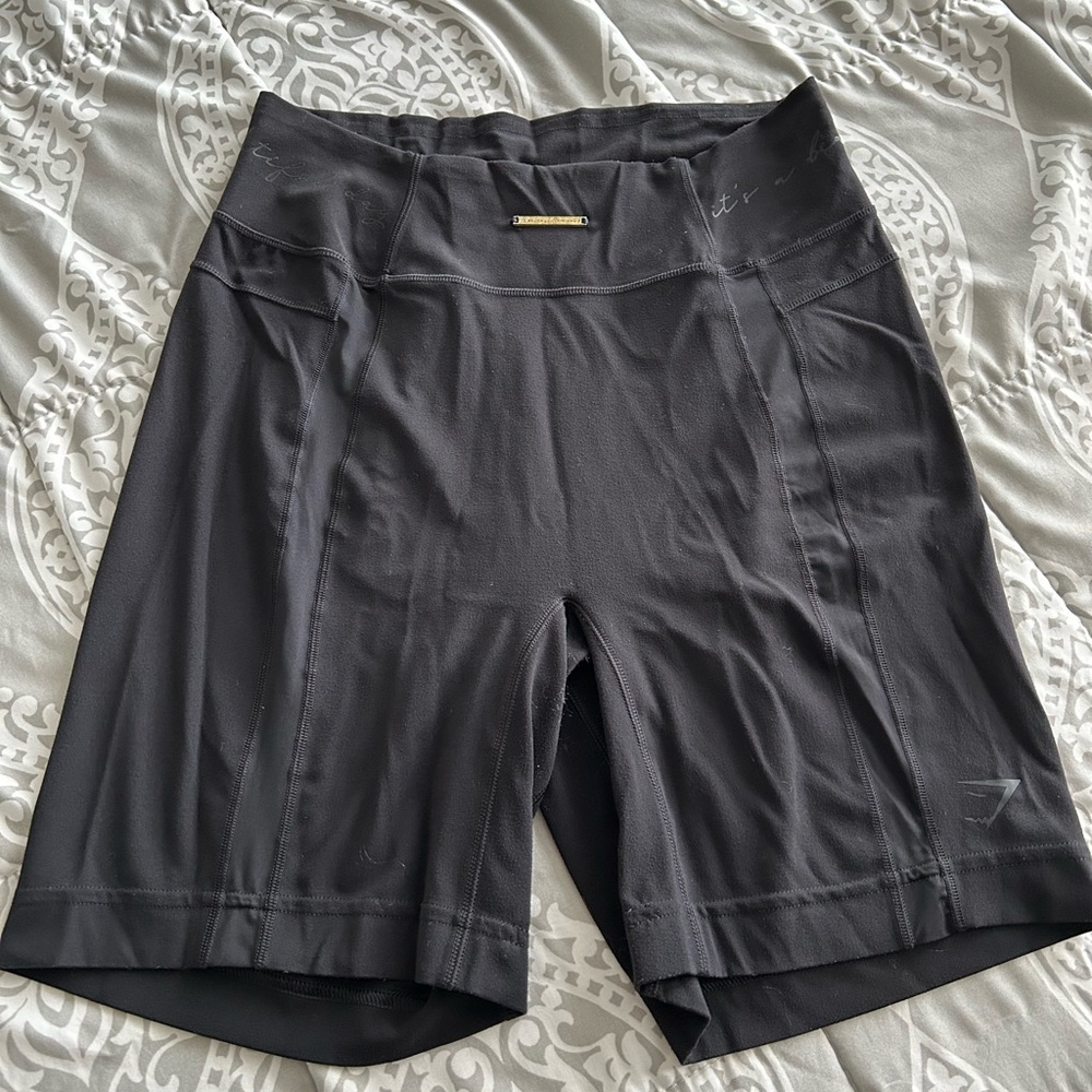 Gymshark Women's Black Athletic Shorts
